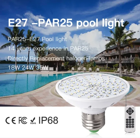 E27 LED pool lighting system
