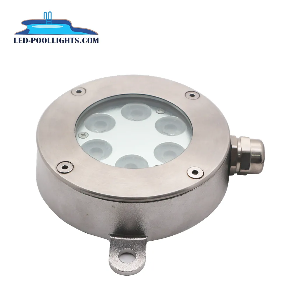 IP68 Waterproof 6W LED 316SS Underwater Fountain lights
