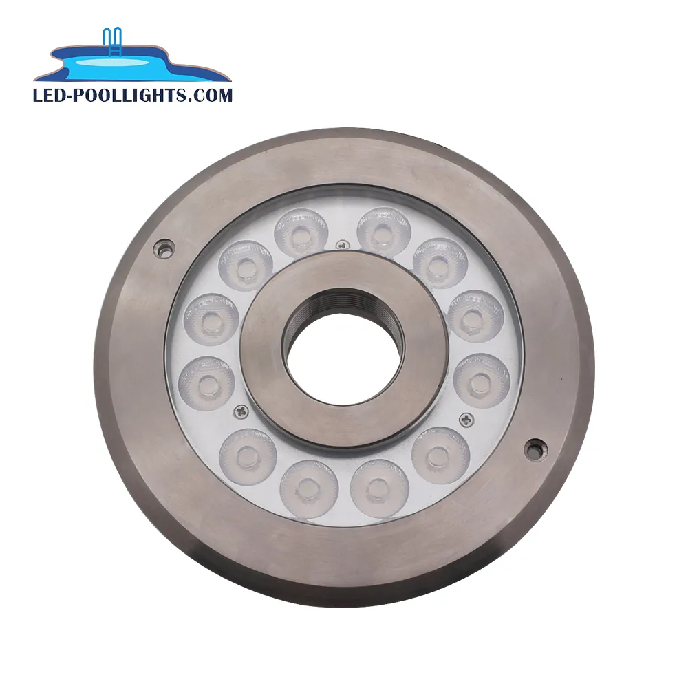 High power ip68 led ring underwater led light 18w fountain rgb led light 12W with CE Rohs certifications