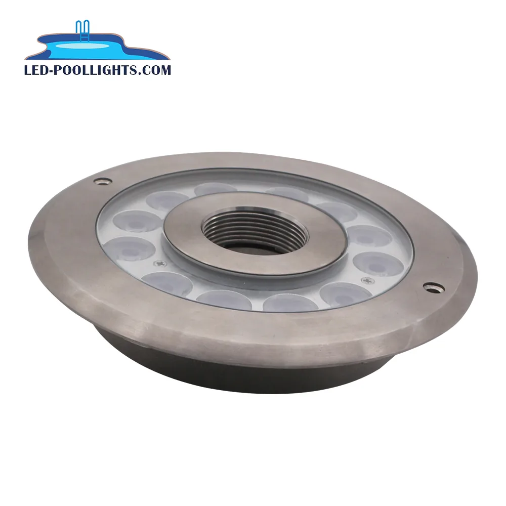 High power ip68 led ring underwater led light 18w fountain rgb led light 12W with CE Rohs certifications