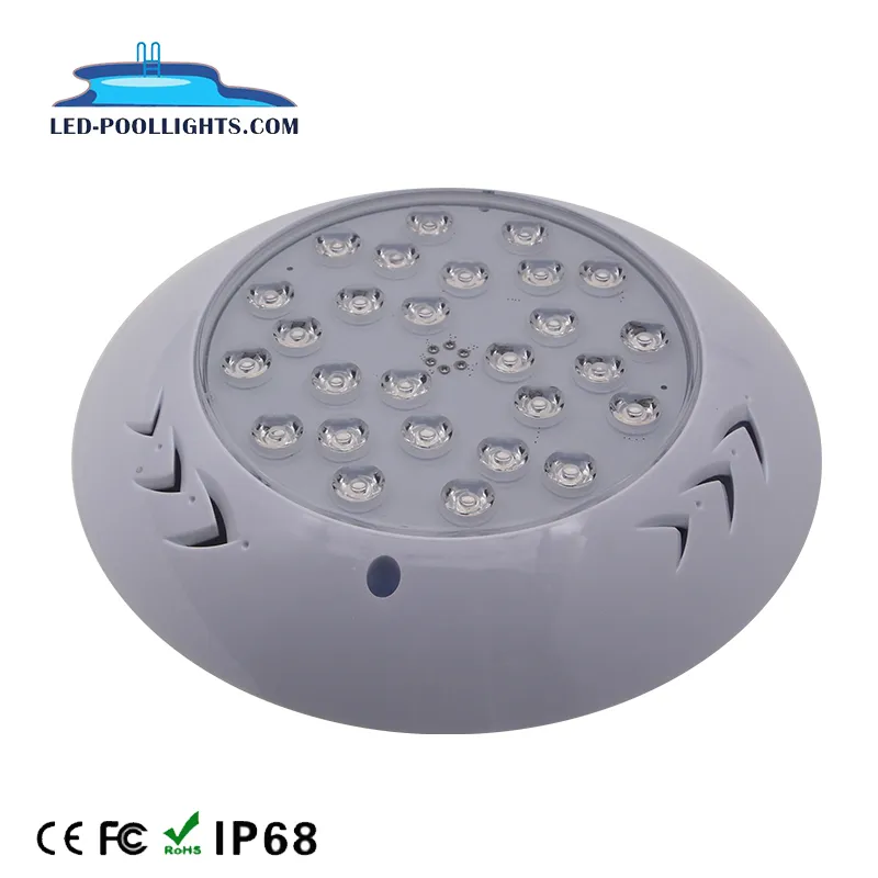 PC Material High Power Resin Filled 30Beam angleIP68  260mm Wall Mounted Led Pool Light