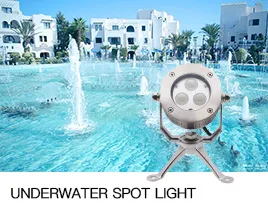 Led Outdoor IP68 LED Underwater 12V/24V RGB Color Spot Light