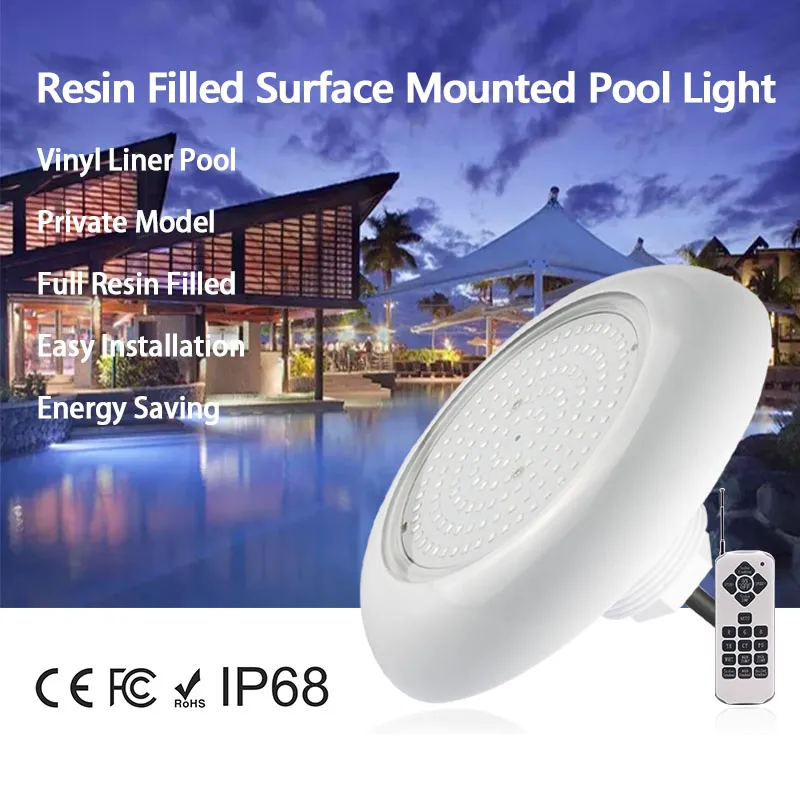 Pool Lights LED 108PCS 144PCS Threading AC12V IP68 Waterproof Recessed for Liner Pool