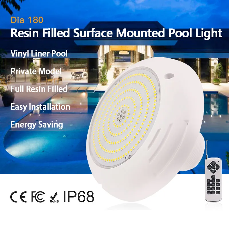 2 Inch LED Swimming piscine Pool Light RGB & RGBW 